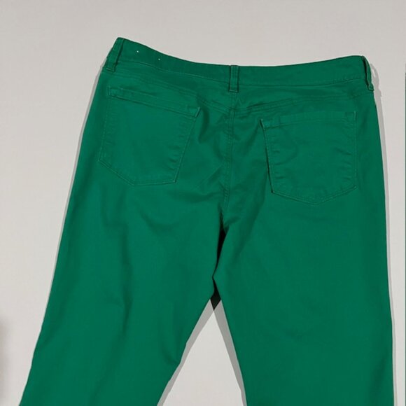 LOFT modern skinny green jeans - Picture 4 of 5